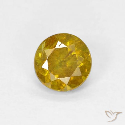 0.73ct 天然 中金 闪锌矿, 圆形的, SI-I1