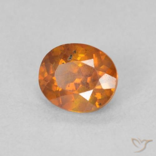 0.66克拉天然闪锌矿，椭圆形，SI