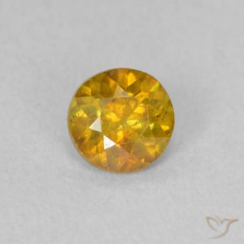 0.29ct 天然 棕橙色 闪锌矿, 圆形的, SI
