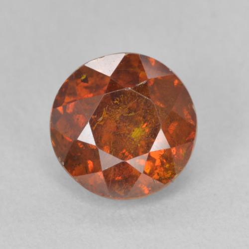 2.05ct 天然 红橙色 闪锌矿, 圆形的, SI