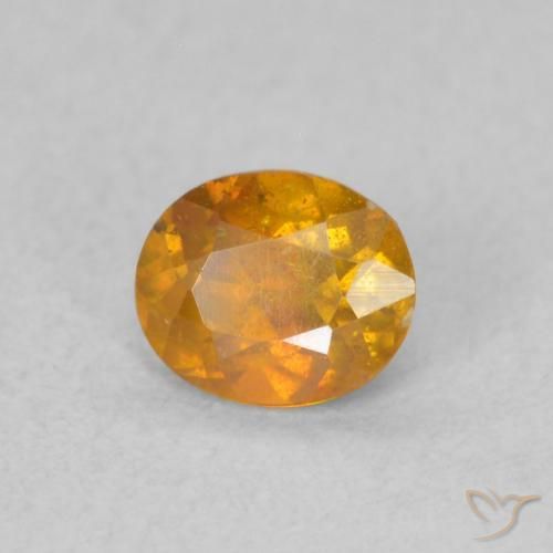 0.50克拉天然闪锌矿，椭圆形，SI