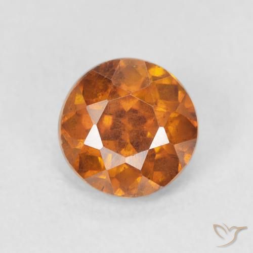 0.95ct 天然 土橙 闪锌矿, 圆形的, VS-SI