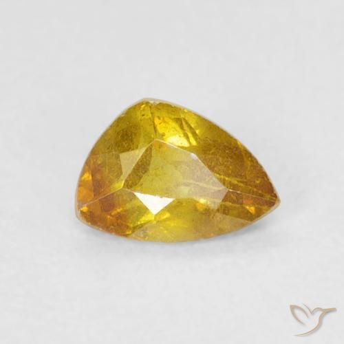 0.55ct 天然 金黄色 闪锌矿, 花式切割, SI