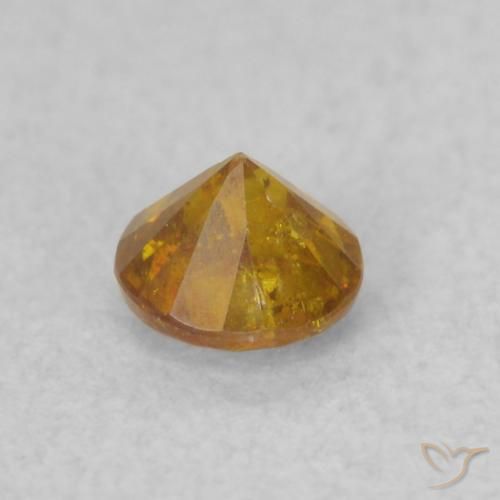 0.26克拉天然闪锌矿，圆形的，SI