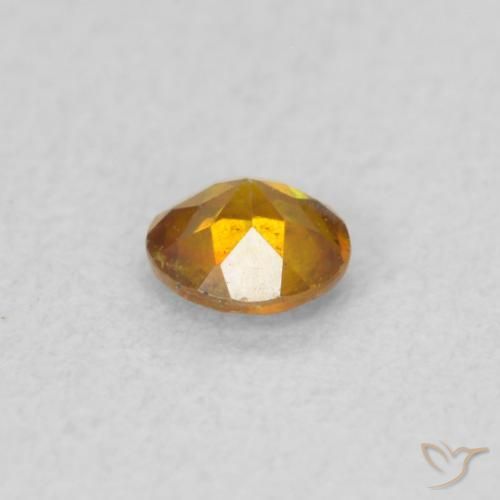 0.27克拉天然闪锌矿，圆形的，SI
