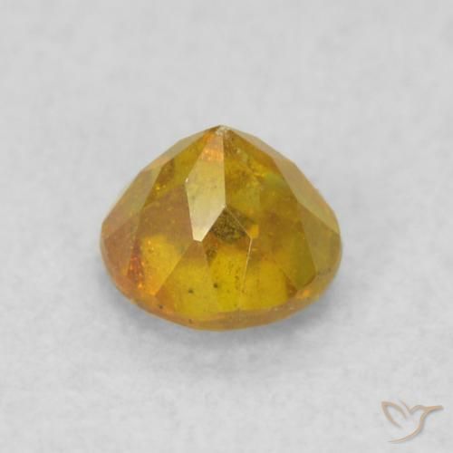 0.35克拉天然闪锌矿，圆形的，SI