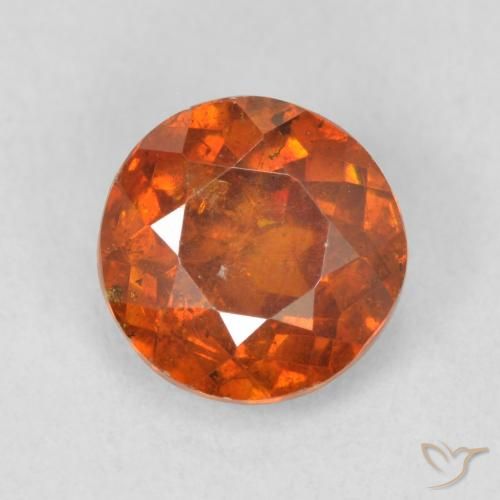 1.31ct 天然 深橙色 闪锌矿, 圆形的, SI