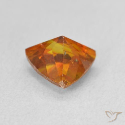 1.69克拉天然闪锌矿，胖三角形，SI