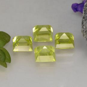 1.50天然黄色榍石，方形，3.9×3.7毫米，VS-SI