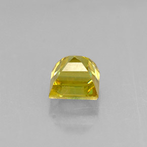 0.35克拉天然黄色榍石，方形，3.5×3.5毫米，VS