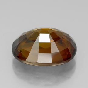 7.00克拉天然多色榍石，椭圆形切割，13.4×10.2毫米，VVS