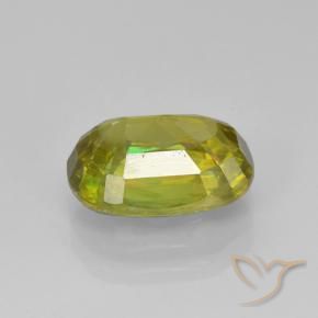 2.70克拉天然绿色榍石，椭圆形切割，9.7×7.2毫米，VS