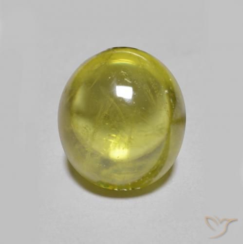 2.52克拉天然榍石，椭圆形，透明