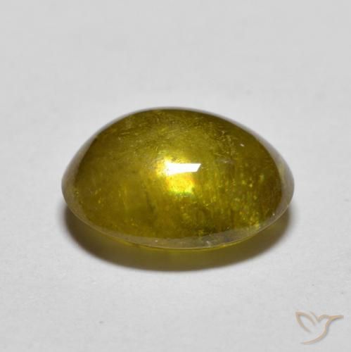 2.59克拉天然榍石，椭圆形，半透明