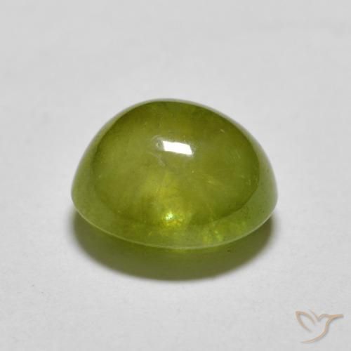 2.95克拉天然榍石，椭圆形，半透明