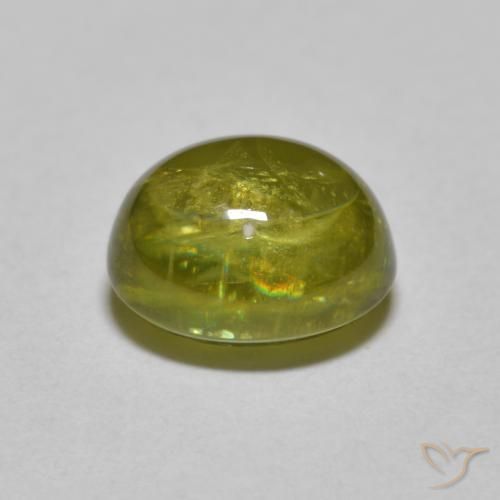 2.23克拉天然榍石，椭圆形，半透明