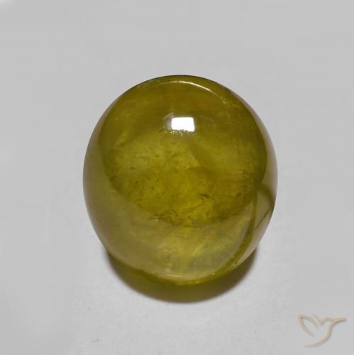 2.99克拉天然榍石，椭圆形，半透明