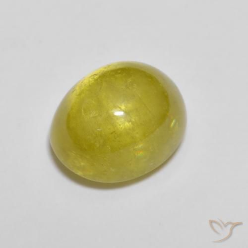 2.78克拉天然榍石，椭圆形，透明