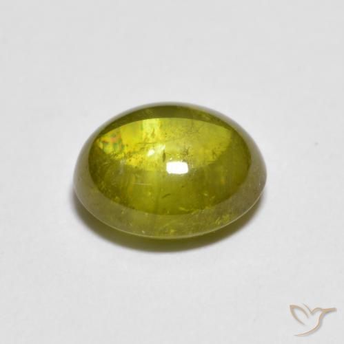 1.98克拉天然榍石，椭圆形，透明