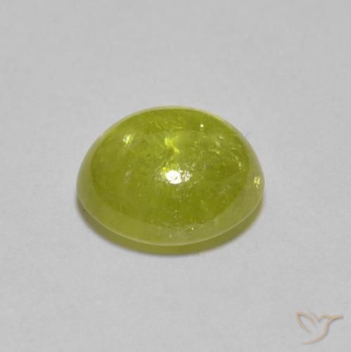 2.49克拉天然榍石，椭圆形，透明