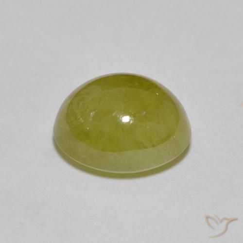 2.89克拉天然榍石，椭圆形，半透明