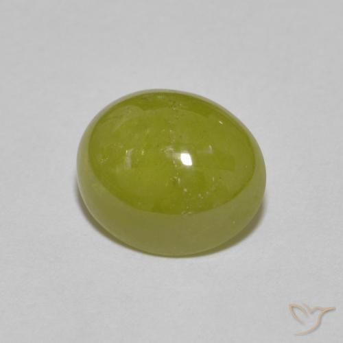 2.57克拉天然榍石，椭圆形，半透明