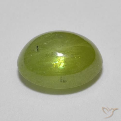1.54克拉天然榍石，椭圆形，半透明
