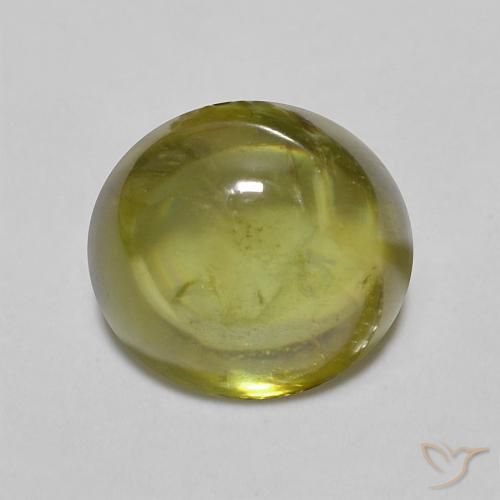 1.69ct 天然 温暖的森林绿 榍石, 椭圆形, 透明