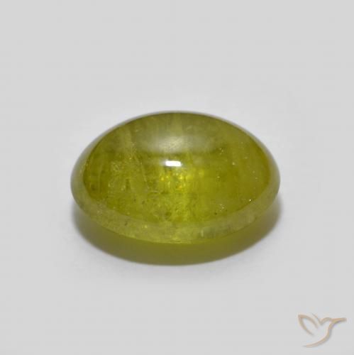 2.84克拉天然榍石，椭圆形，透明