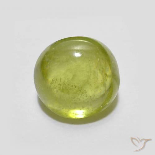 2.14ct 天然 中黄色 榍石, 椭圆形, 透明