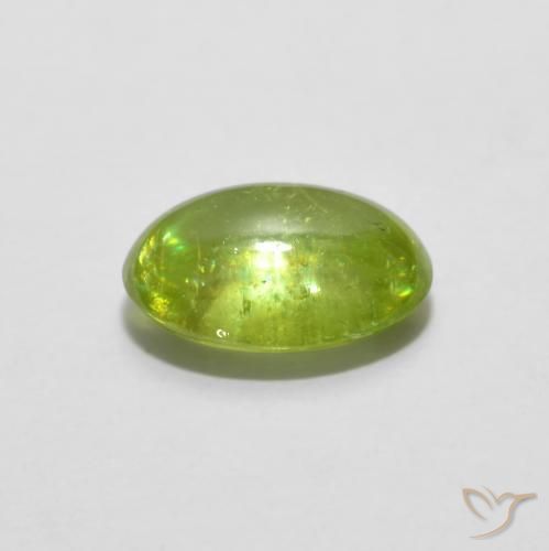 1.26克拉天然榍石，椭圆形，透明
