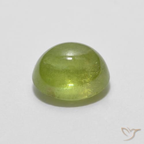 1.77克拉天然榍石，椭圆形，半透明