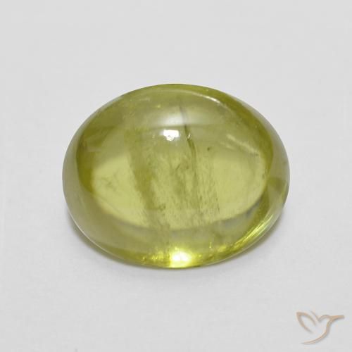 2.40ct 天然 浅绿色 榍石, 椭圆形, 透明