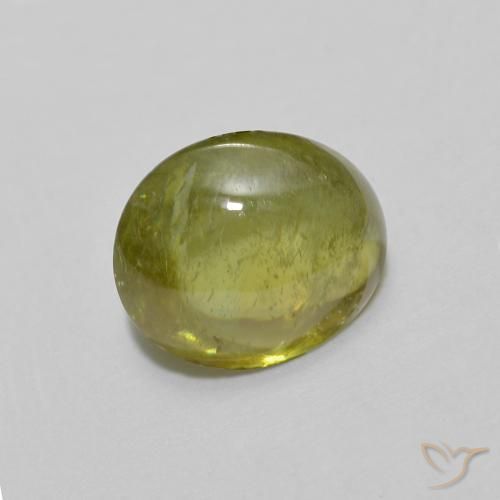 1.35克拉天然榍石，椭圆形，透明