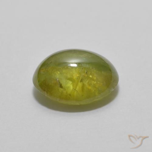 1.35克拉天然榍石，椭圆形，透明
