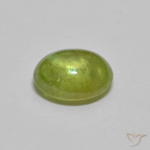 1.52克拉天然榍石，椭圆形，透明