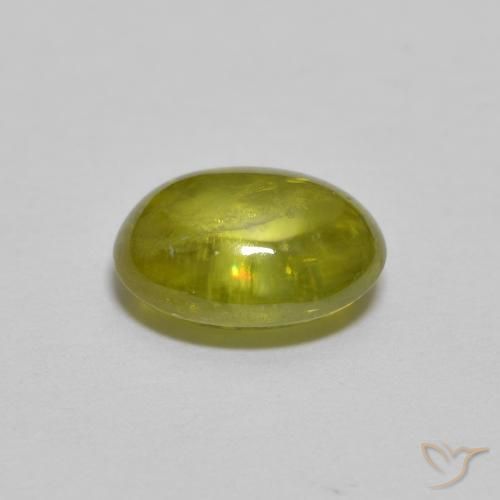 1.40克拉天然榍石，椭圆形，透明