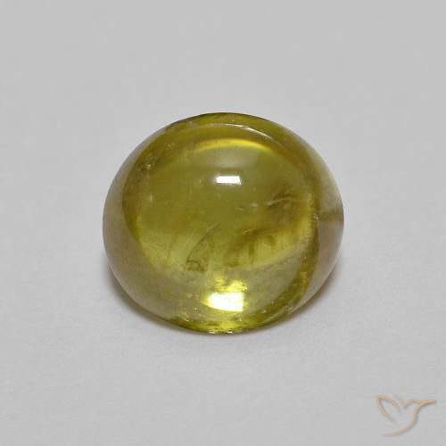 1.36克拉天然榍石，椭圆形，透明