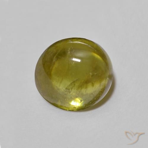 1.36克拉天然榍石，椭圆形，透明