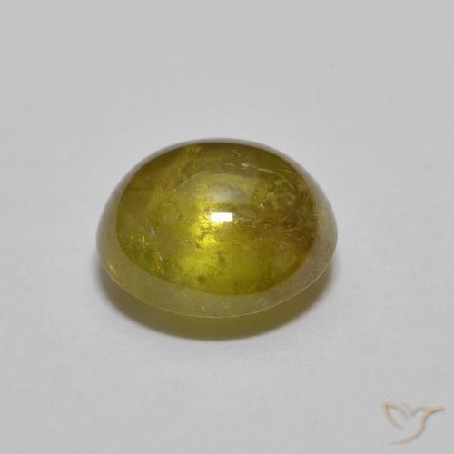 1.36克拉天然榍石，椭圆形，透明