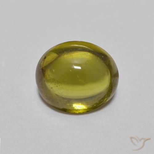 1.22ct 天然 土金 榍石, 椭圆形, 透明, Photo A
