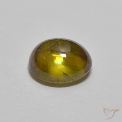 1.22克拉天然榍石，椭圆形，透明