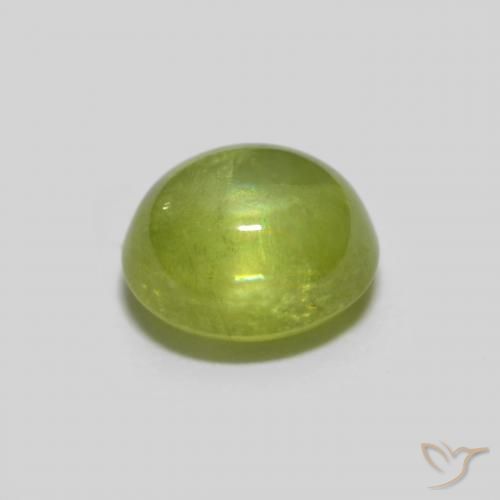0.90克拉天然榍石，椭圆形，透明