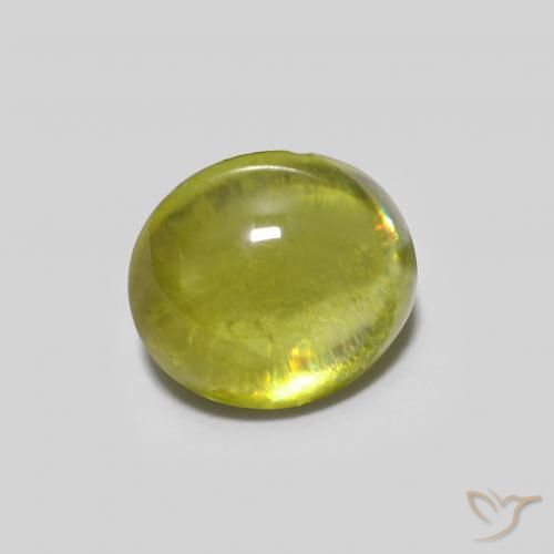 1.07ct 天然 温暖的森林绿 榍石, 椭圆形, 透明