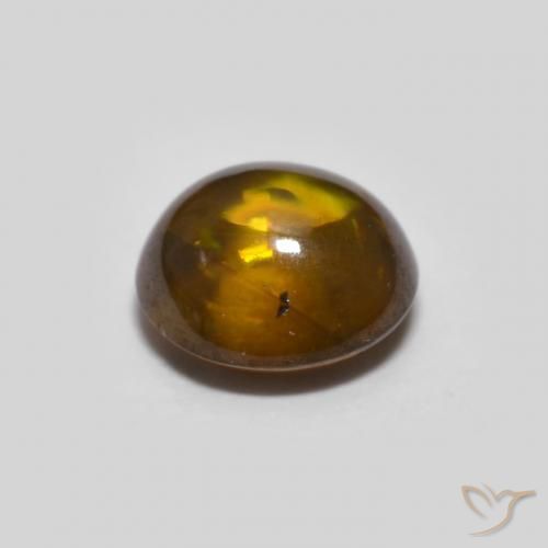 0.82克拉天然榍石，椭圆形，透明