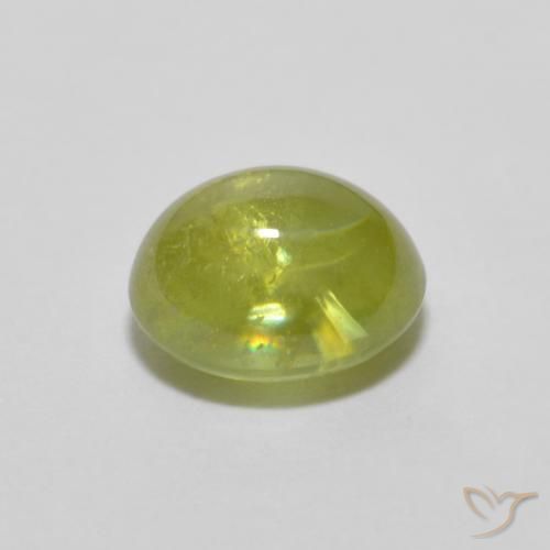 1.12克拉天然榍石，椭圆形，透明