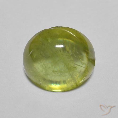 1.83ct 天然 中绿色 榍石, 椭圆形, 透明