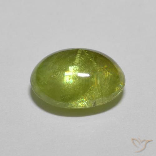1.28克拉天然榍石，椭圆形，透明