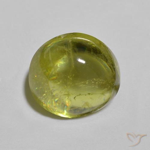 2.65克拉天然榍石，椭圆形，透明