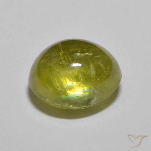 2.65克拉天然榍石，椭圆形，透明